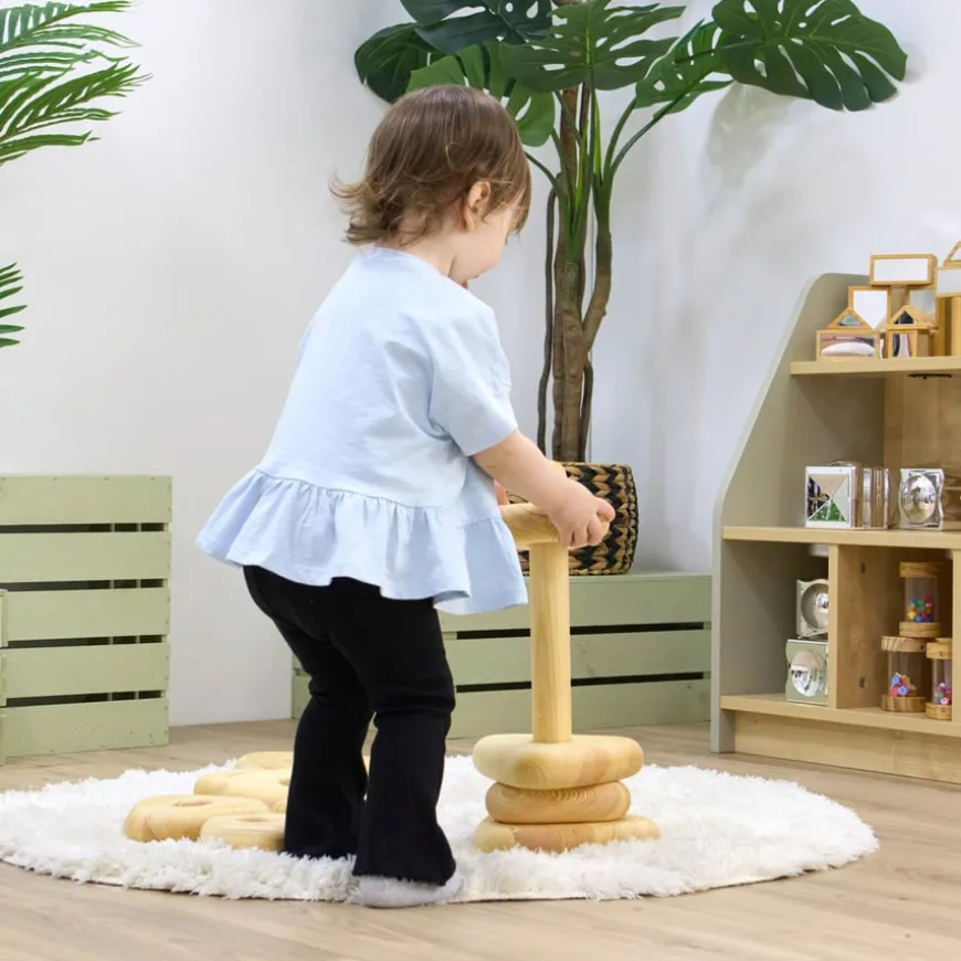 TTS Giant Wooden Stacking Tower Pyramids