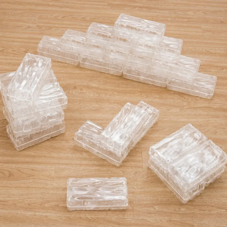 TTS Glacier Effect Clear Plastic Ice Bricks