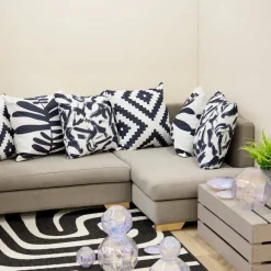 TTS Graphic Soft Furnishing Cushions 6pk