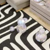 TTS Graphic Soft Furnishings Rectangular Rug