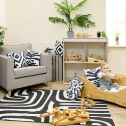 TTS Graphic Soft Furnishings Rectangular Rug