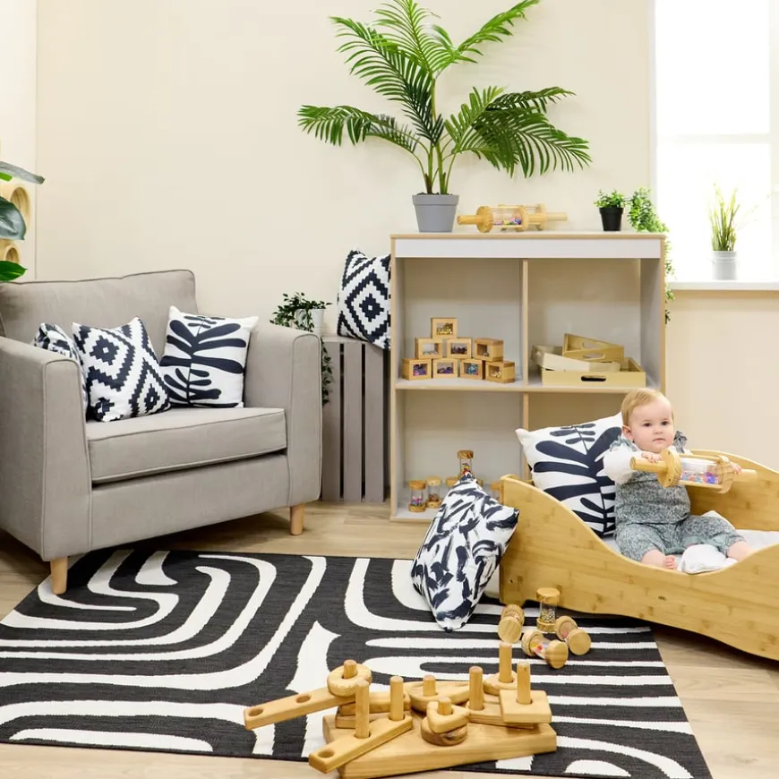 TTS Graphic Soft Furnishings Rectangular Rug