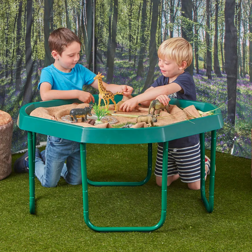 TTS Green Tuff Tray Table & Green Stand Bundle