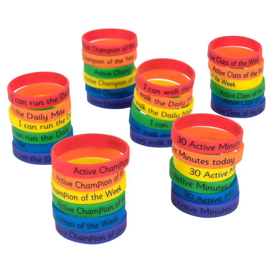 TTS I can walk the Daily Mile Reward Wristbands