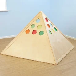 TTS Learning Location Wooden Pyramid Den