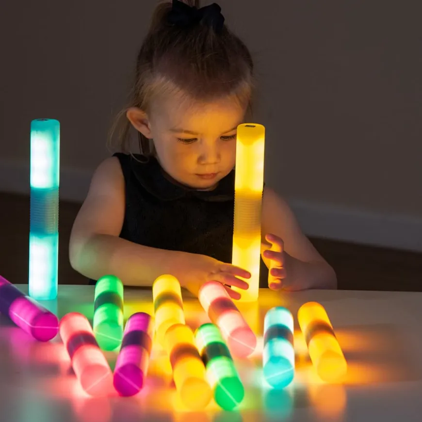 TTS Light Up Glow Cylinders 12pk