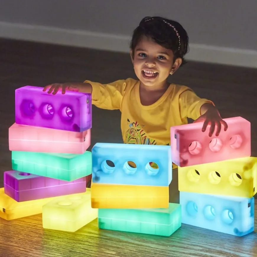 TTS Light up Glow Spheres, Cylinders and Bricks