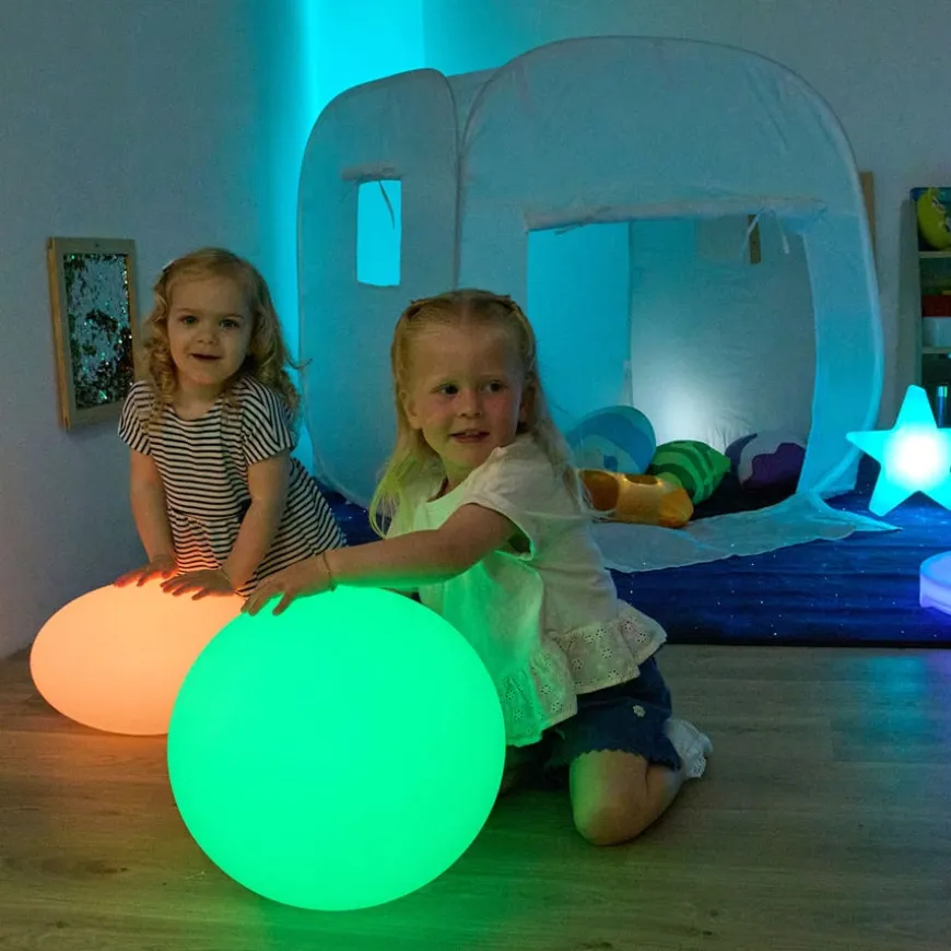 TTS Light-Up Sensory Pebbles 2pk