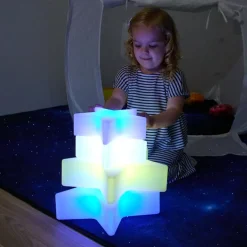 TTS Light-Up Sensory Stars 2pk