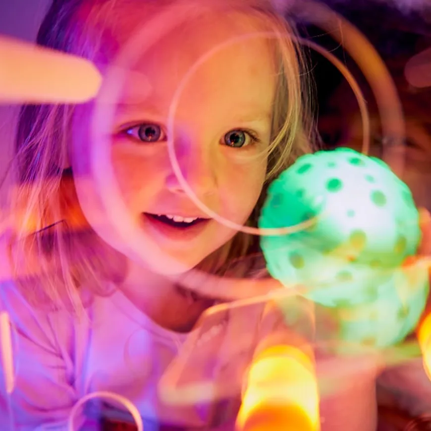 TTS Light Up Tactile Glow Spheres