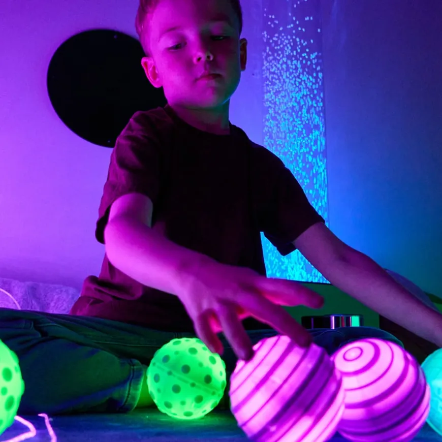 TTS Light Up Tactile Glow Spheres