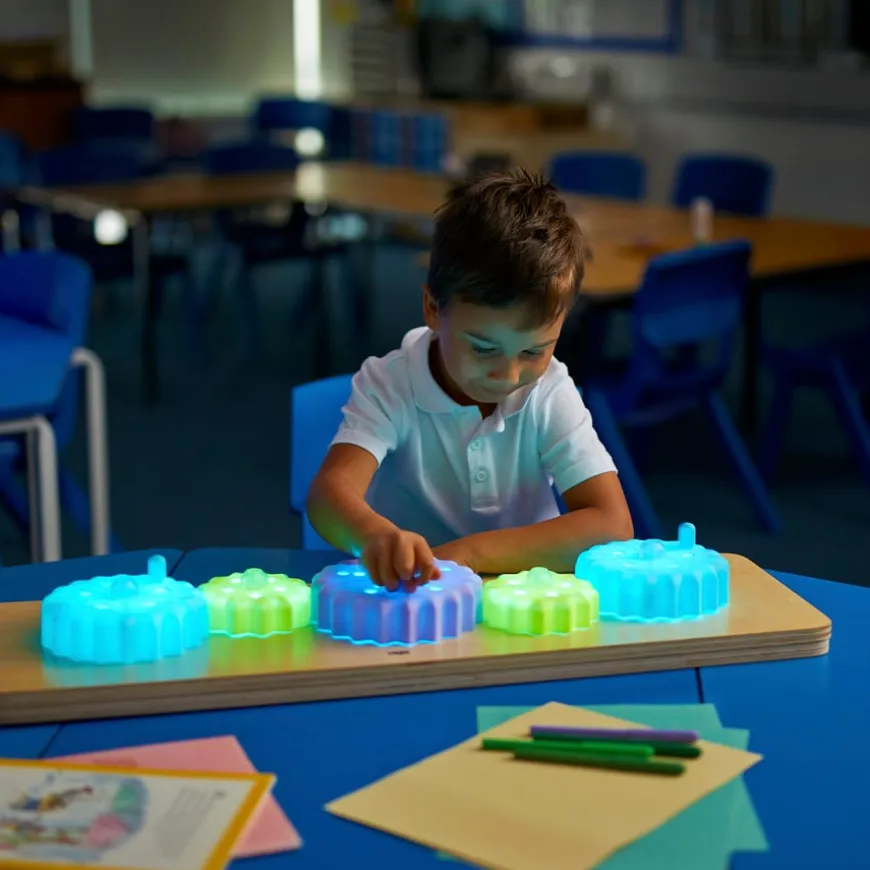 TTS Light Up Twist & Turn Cog Board