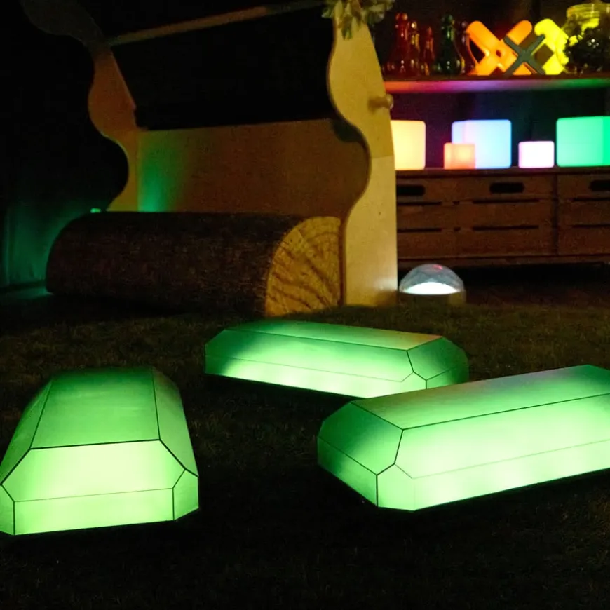 TTS Loose Parts Glow Jewelled Shapes Range