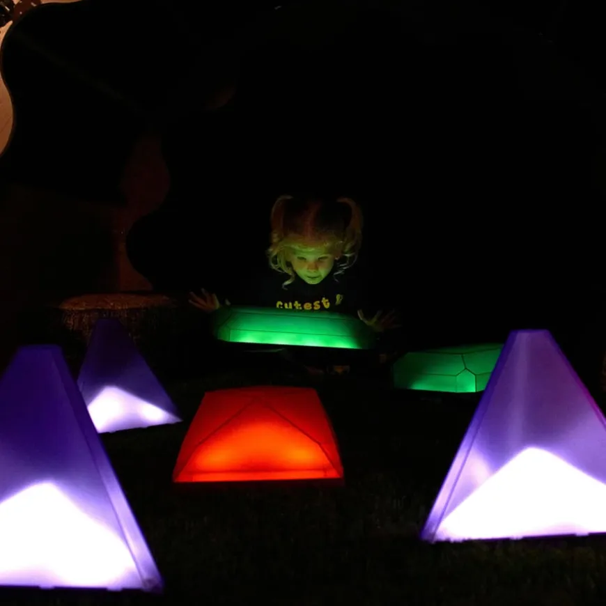 TTS Loose Parts Glow Jewelled Shapes Range