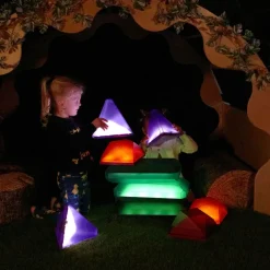 TTS Loose Parts Glow Jewelled Shapes Range