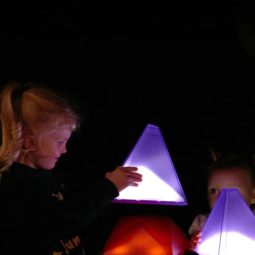 TTS Loose Parts Glow Jewelled Shapes Range