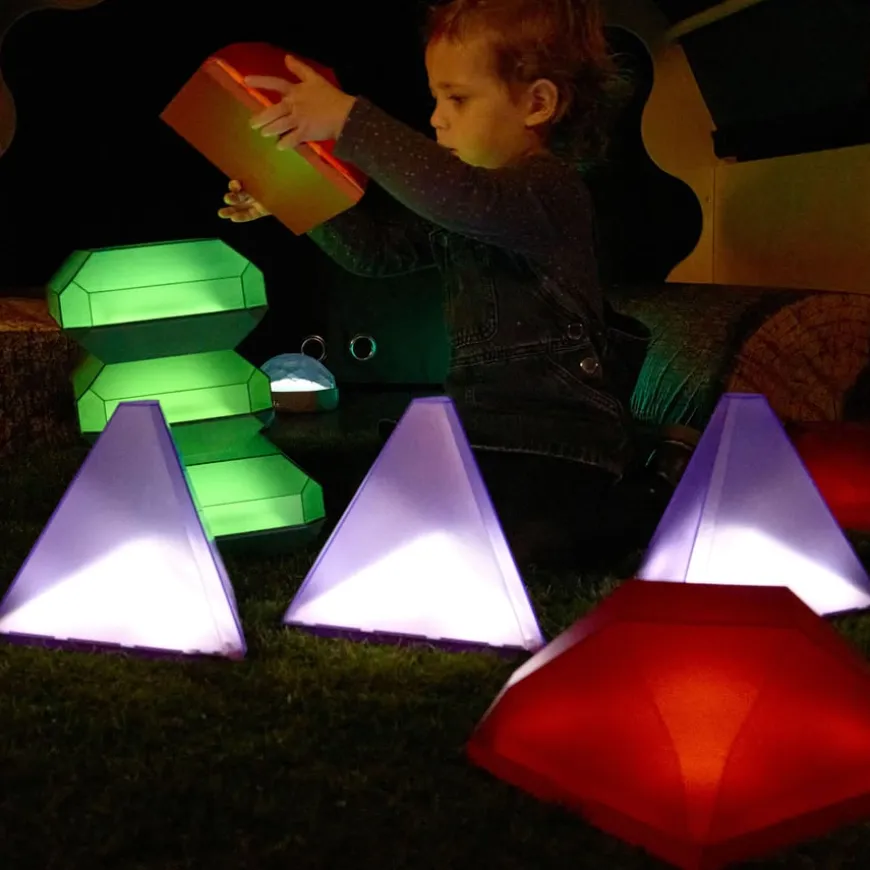 TTS Loose Parts Glow Jewelled Shapes Range