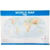 TTS Map of the World Political and Physical A1 KS1