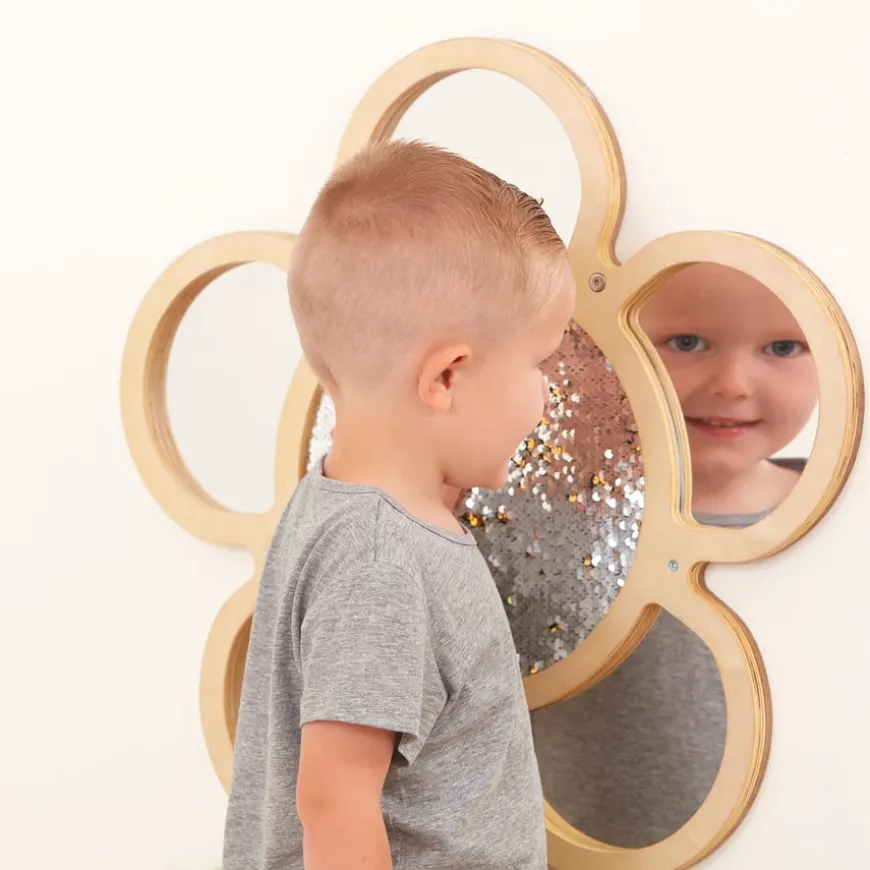 TTS Mark Making Sequin and Mirror Daisy Frames