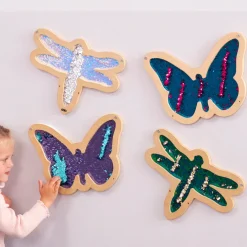 TTS Mark Making Sequin Butterflies and Dragonflies