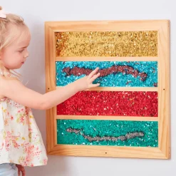 TTS Mark Making Sequin Stripe Board