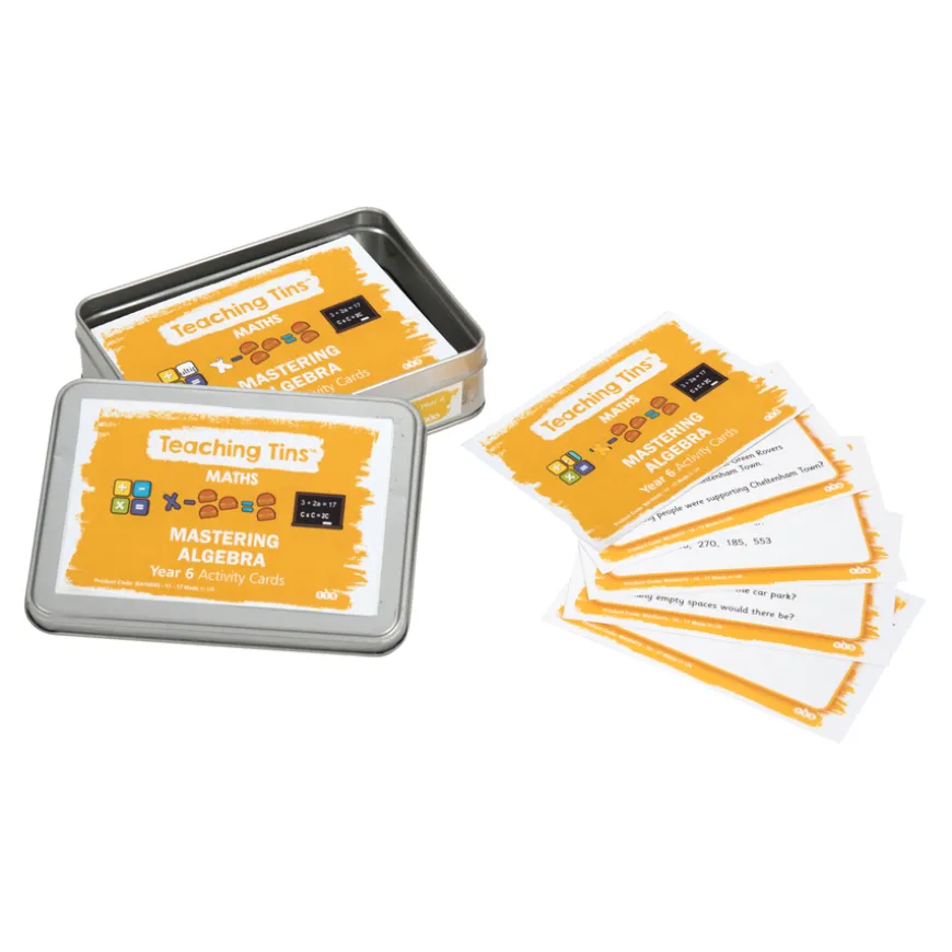 TTS Mastering Algebra in Year 6 Activity Cards 100pk
