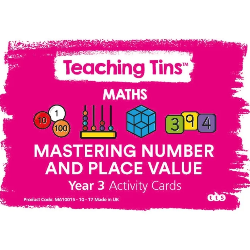 TTS Mastering Number and Place Value Activity Cards Year 3 100pk