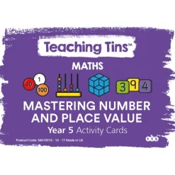 TTS Mastering Number and Place Value Activity Cards Year 5 100pk