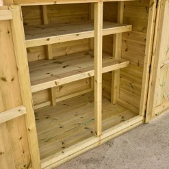 TTS Medium Outdoor Storage Shed with Shelving