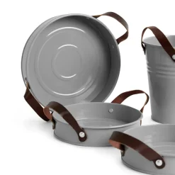 TTS Metal Buckets & Pans 4pcs
