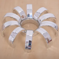 TTS Metallic Silver Stacking Arches 12pk