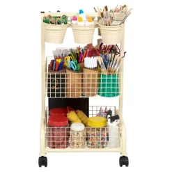 TTS Mini Metal Craft Trolley H723 x W315 x D415mm