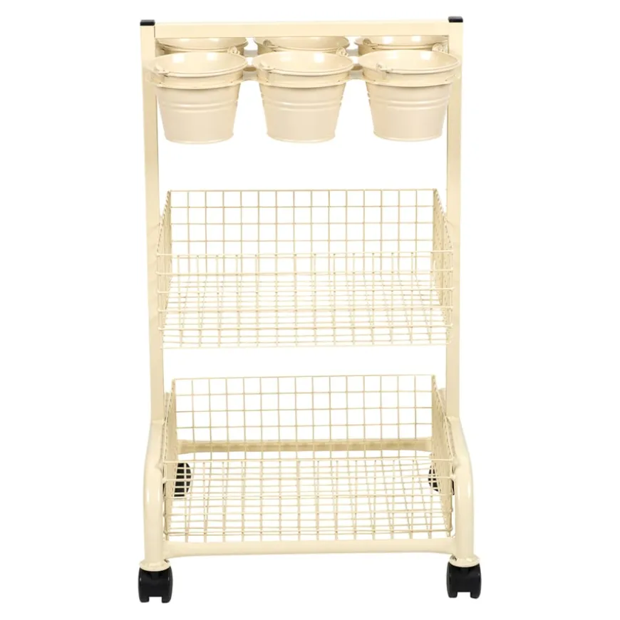 TTS Mini Metal Craft Trolley H723 x W315 x D415mm