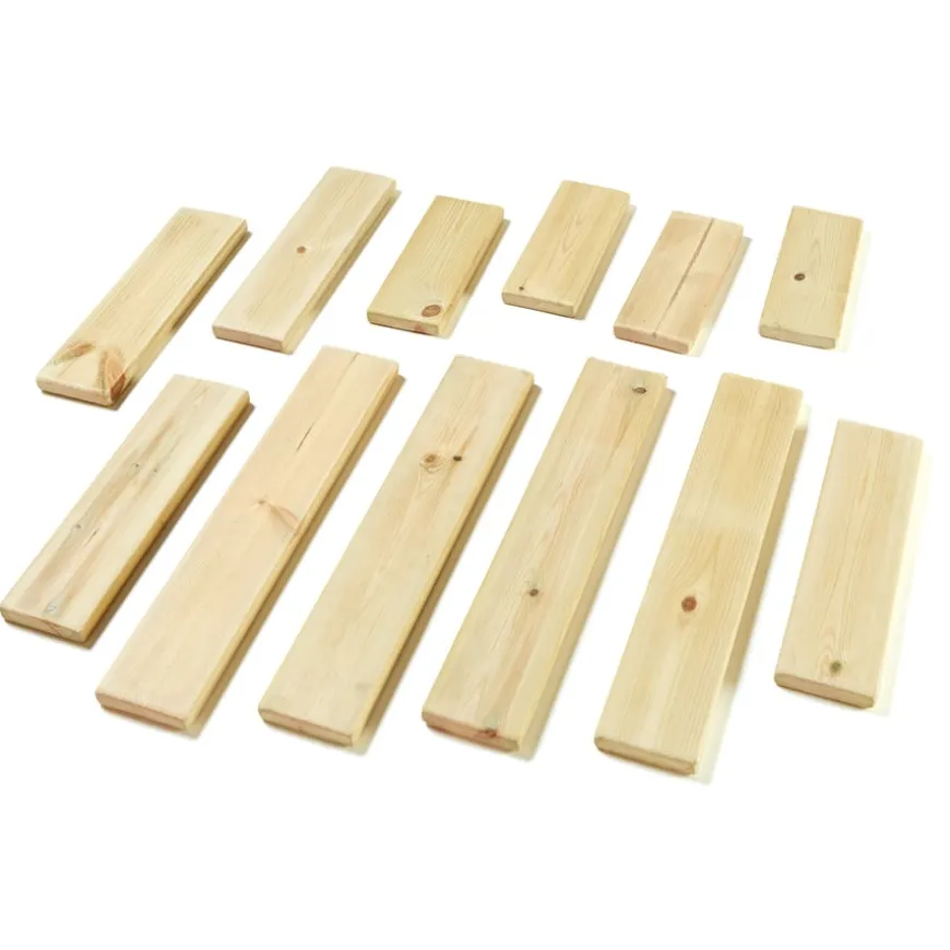 TTS Mini Wooden Plank Collection 12pk