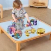 TTS Mirrored Wooden Creative Low Toddler Table