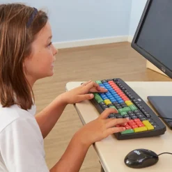 TTS Multi-coloured Lowercase Keyboard