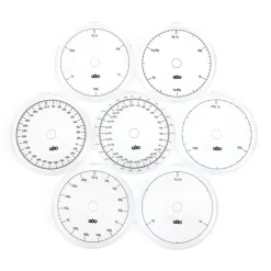 TTS Multi Dial Plastic Measuring Scales 6pk