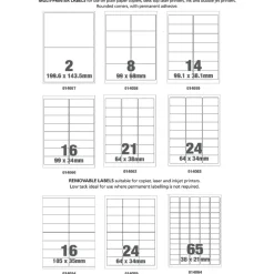 TTS Multi-Printer Labels 100pk