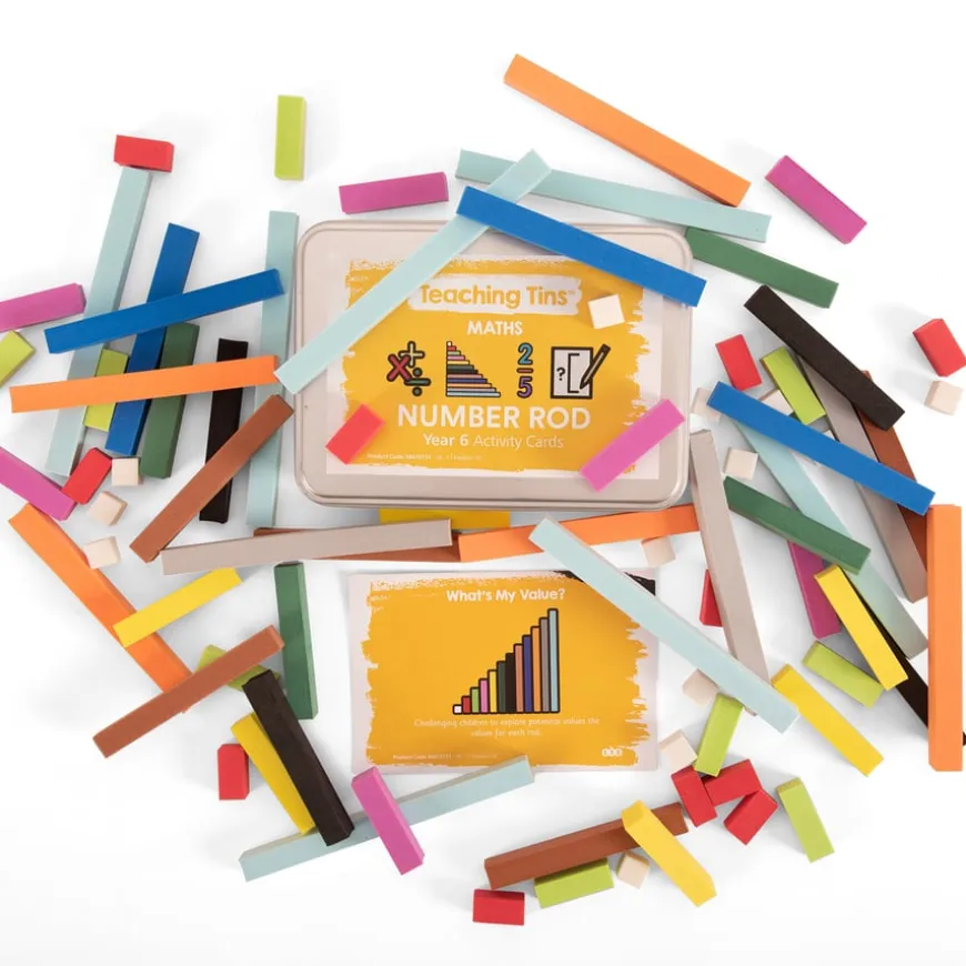 TTS Number Rods Activity Cards