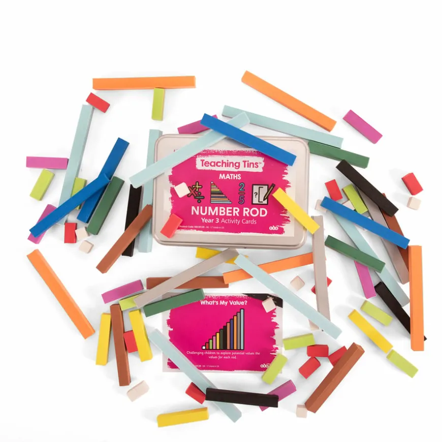 TTS Number Rods Activity Cards