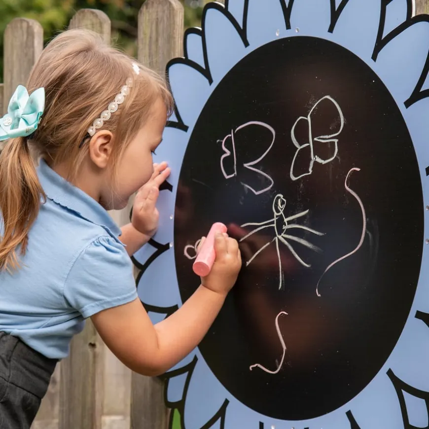 TTS Outdoor Eco Chalkboard Flower Assorted Playground Pack