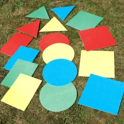 TTS Outdoor Geometric Shapes Mats 16pcs