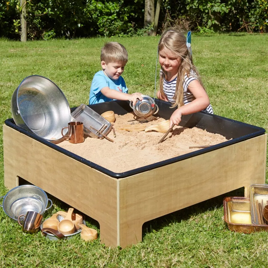 TTS Outdoor Low Sand & Water Tray Table H40 x W100 x L100cm