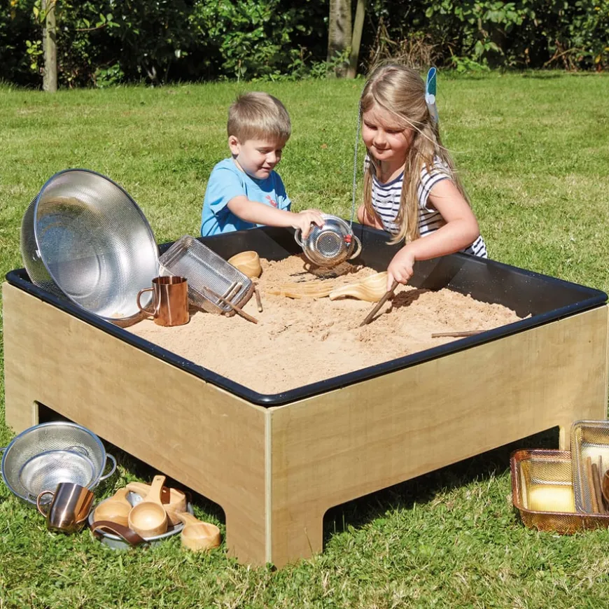 TTS Outdoor Low Sand & Water Tray Table H40 x W100 x L100cm