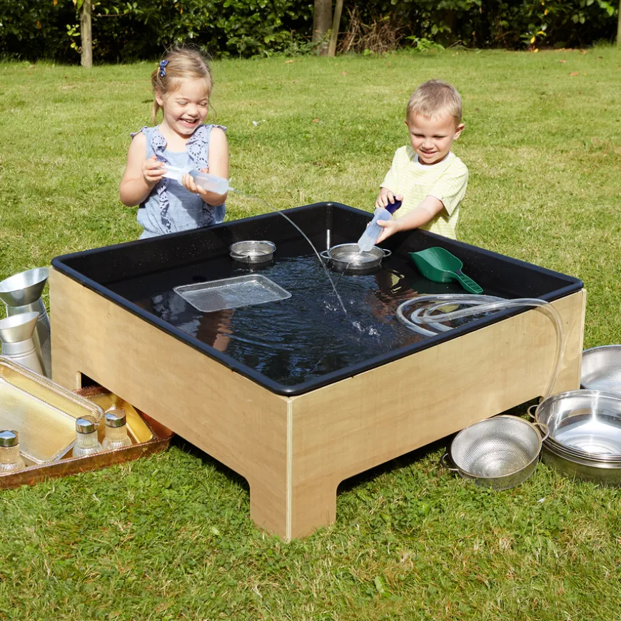TTS Outdoor Low Sand & Water Tray Table H40 x W100 x L100cm