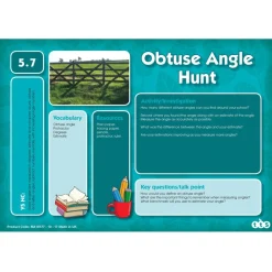 TTS Outdoor Maths Problem Solving Cards Year 5 30pk