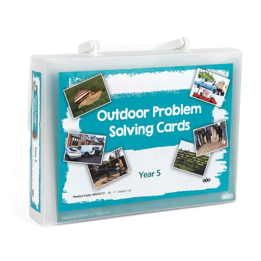 TTS Outdoor Maths Problem Solving Cards Year 5 30pk