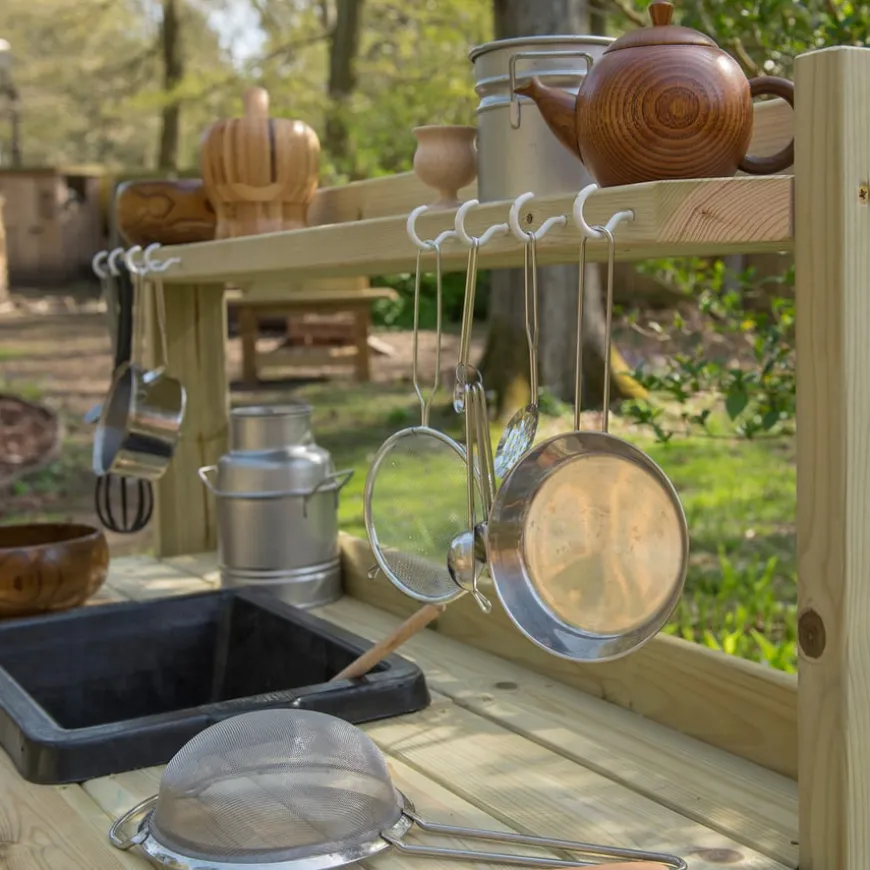 TTS Outdoor Messy Play Wooden Mud Kitchen