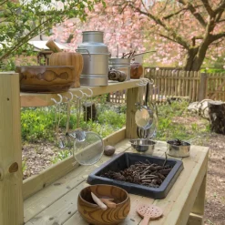 TTS Outdoor Messy Play Wooden Mud Kitchen