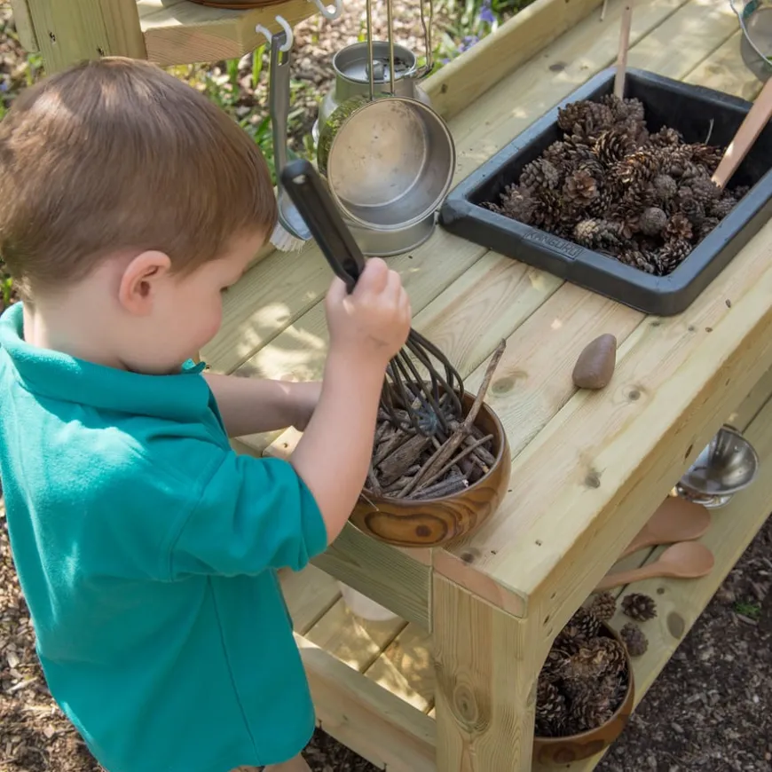 TTS Outdoor Messy Play Wooden Mud Kitchen
